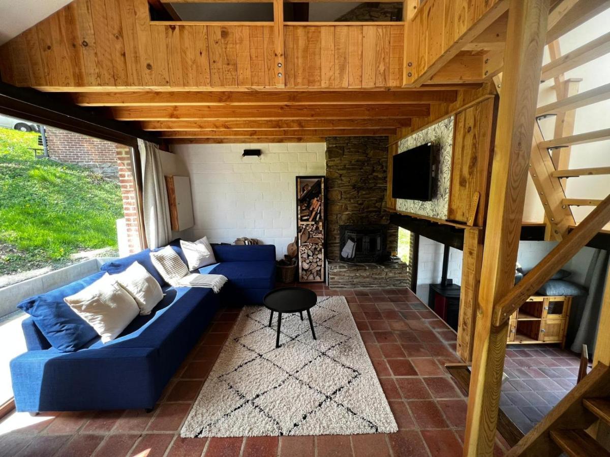 La Cabane D'Helie - Cottage En Pleine Foret - Domaine Du Bonsoy Hastiere-par-dela Dış mekan fotoğraf